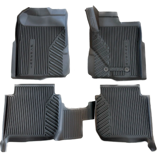 Ford Everest Next-Gen All Weather Rubber Mats F&R MY2022 - Current