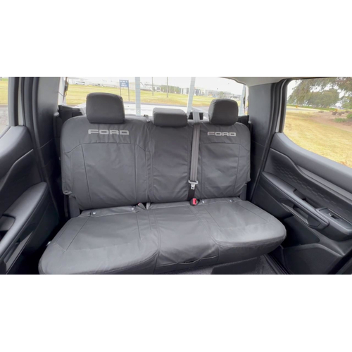 Ford Rear 2nd Row Canvas Seat Cover W/O Armrest Next Gen Ranger XL XLS from 2022