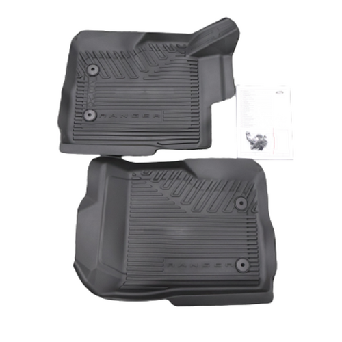 Ford Next-Gen Ranger Single Cab Front All Weather Floor Mat Set 2022 - On