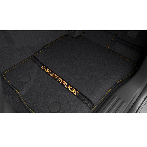 Ford Premium Carpet Mat Set Front & Rear for Ranger Next-Gen Wildtrak 04/2022 onwards