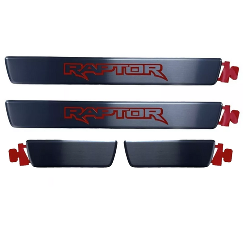 Ford Next-Gen Ranger "RAPTOR" Alloy Scuff Plates Kit Front & Rear