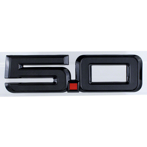 Ford Front Guard Black 5.0 Badge Left or Right for Mustang 2024-Onwards