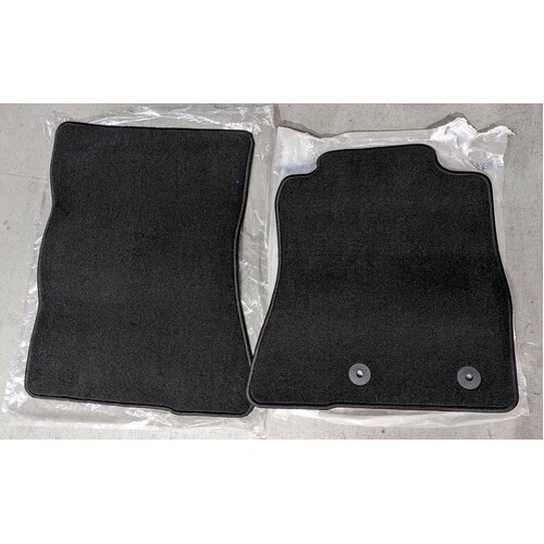 Ford Carpet Floor Mat Kit Less Logo Black For Mustang CZG 2015-2016