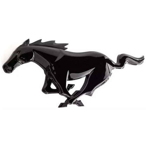 Ford Front Grille Black Pony Badge for Mustang 2024-Onwards