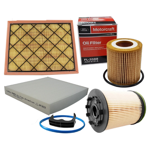 Ford Filter Service Kit Oil Air Fuel Cabin for Everest UA 2.0L Bi Turbo Diesel 2018-2022