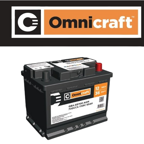 Omnicraft Premium AGM Battery DIN53LH 700CCA for Audi Hyundai Volkswagen