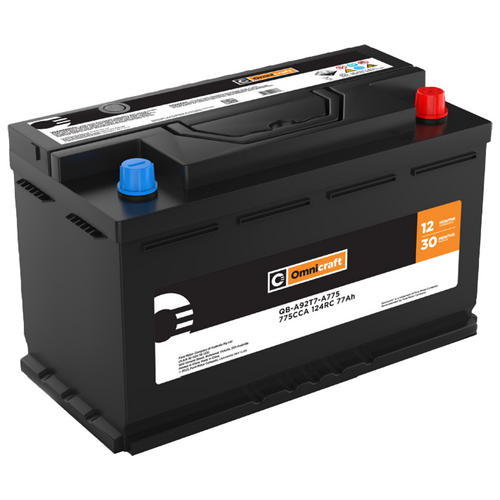 Omnicraft Premium 775CCA Car Battery for PX Ranger 3.2L Diesel 2011 on