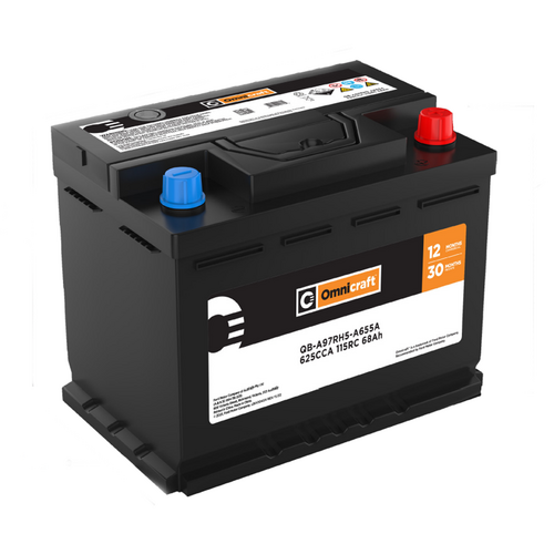 Omnicraft Premium DIN55LH Battery 625CCA for Ford Holden Fiat Kia Nissan Toyota VW