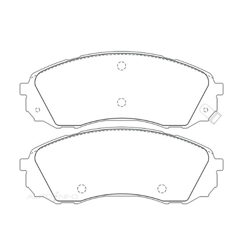Omnicraft Front Brake Pad QBR115