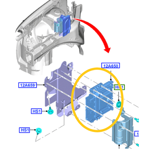 Ford Engine ECU for Kuga TF TF2 & Escape ZG Mondeo MD 