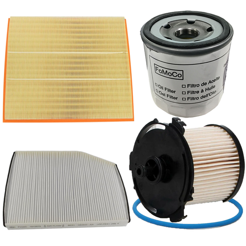 Ford Transit Custom VN Service Kit Air Oil Fuel Cabin Filter 2.2L Diesel