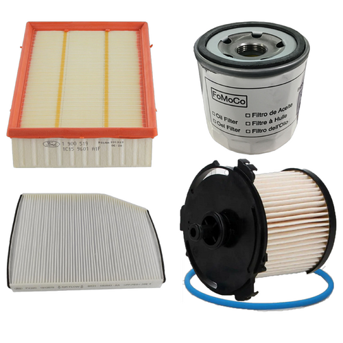 Ford Filter Service Kit Air Oil Fuel Cabin Filters For Transit Van & Cargo VO RWD 2.2L Diesel 2014
