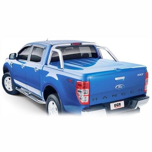 Ford Tonneau Cover Hard Type 3 Pieces For Double Cab Pickup Frozen Whit