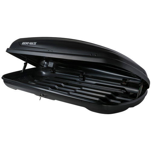 Ford Rhino-Rack Masterfit Roof Box Luggage Pod Box 410L Black