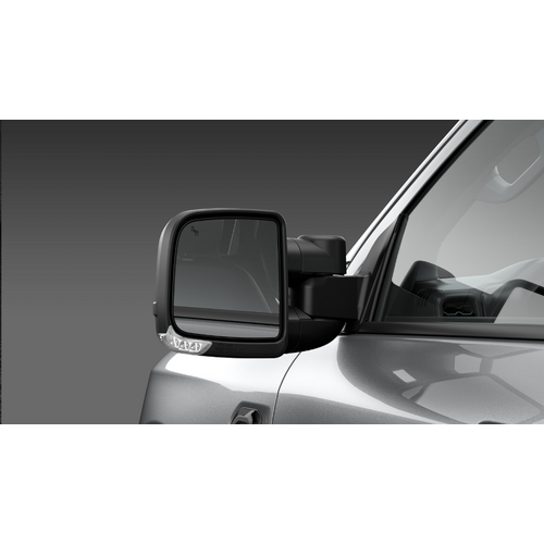 Ford Towing Mirrors Compact Style Black Power Fold & BSM for Everest Next-GEN
