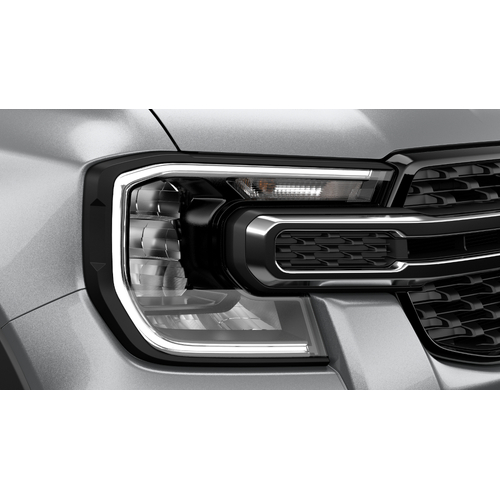Ford Ranger Headlight Surrounds Matte Black Kit NXT GEN XLT/Wildtrack