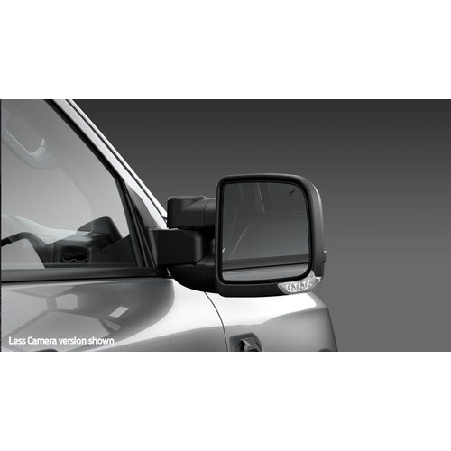 Ford Towing Mirrors Compact Style Black with Camera for Everest & Ranger Next-GEN