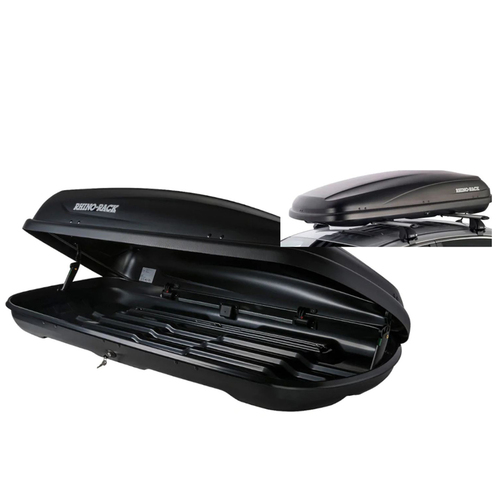 Ford Rhino Roof Rack Luggage Pod Box 530L Black
