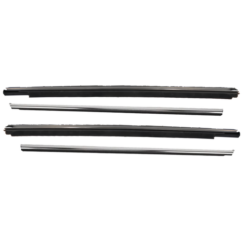 Ford Door Belt Chrome Moulds Front & Rear for Falcon FG G6E GTE F6 