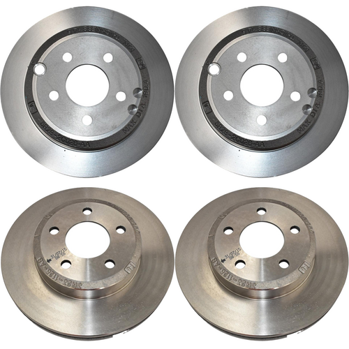 Ford Front & Rear Brake Disc Rotors Set of 4 For Falcon BA BF FG FG MKII FGX