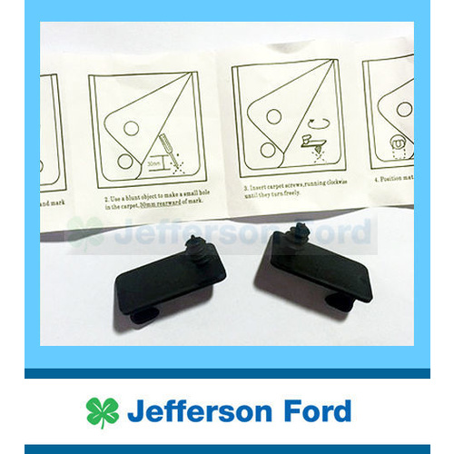 Ford Retaining Securing Clips (2) For Carpet Mat Falcon Territory