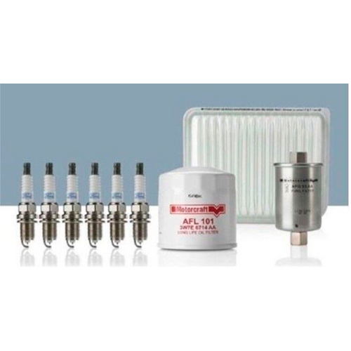 Ford Falcon BA 4.0L Petrol Service Kit Oil Air Fuel Filter + Spark Plugs