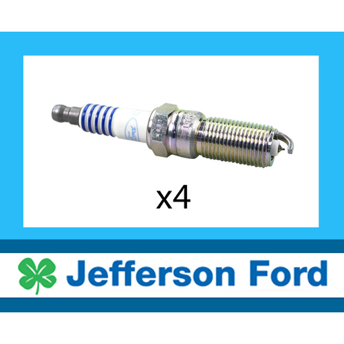 Ford Lw St & Rt Focus Set Of 4 Spark Plugs 2011-2015 Cyfs12Y1 X4