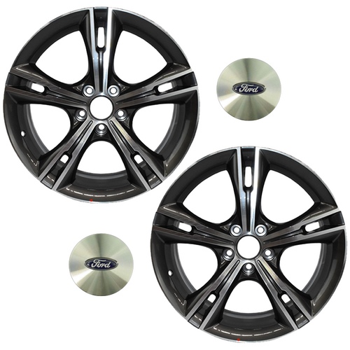 Ford AU BA BF FG FGX XR8 Falcon FPV 19X8 Front Pair Alloy Wheel w/ Cap