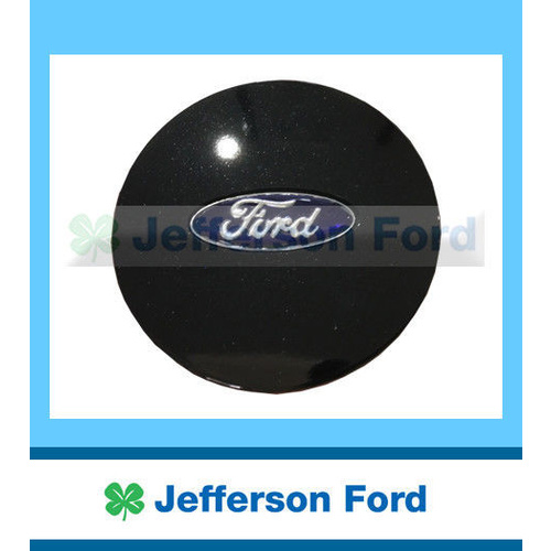 Ford 4 X Black Alloy Wheels Centre Cap FGX Plastic