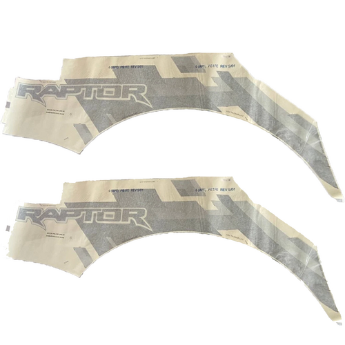 Ford Quarter Panel Raptor Sticker Decal Kit Left & Right for Ranger PY 2022-Onwards